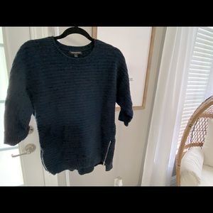 Dark Blue Pullover Sweater